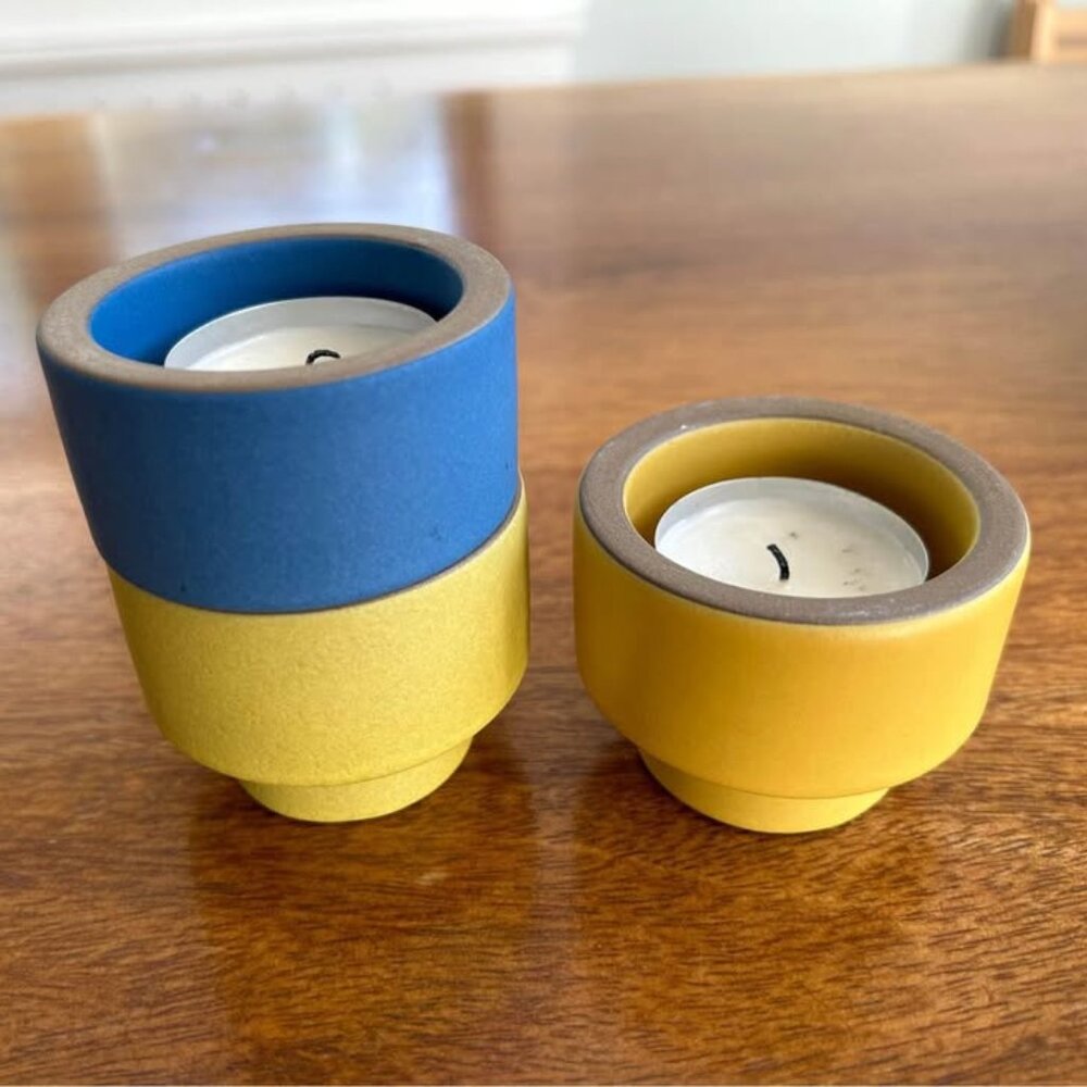 Heath Ceramics Candleholders set of 3